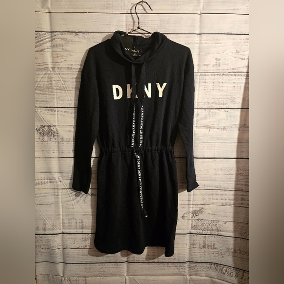 Dkny Dresses & Skirts - Black DKNY Longsleeve Sweater Dress Womans Size Small